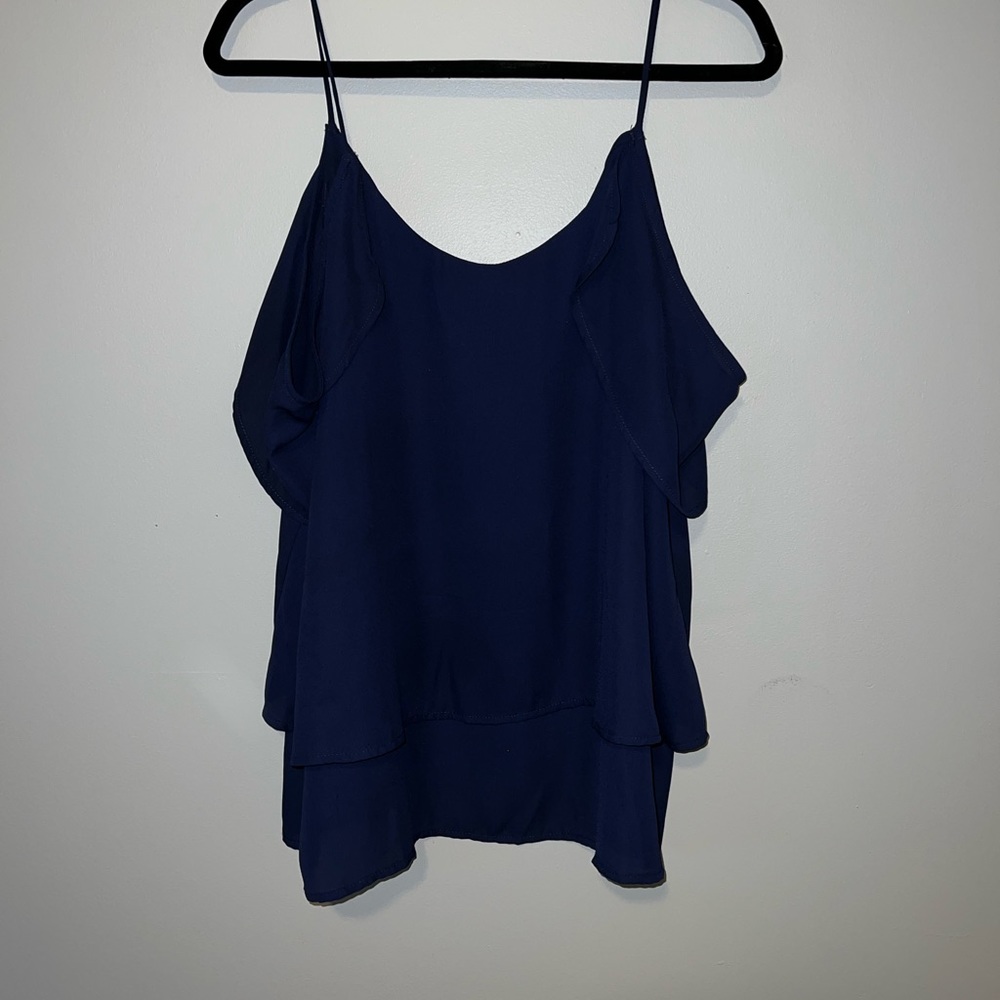 Francesca’s blue top